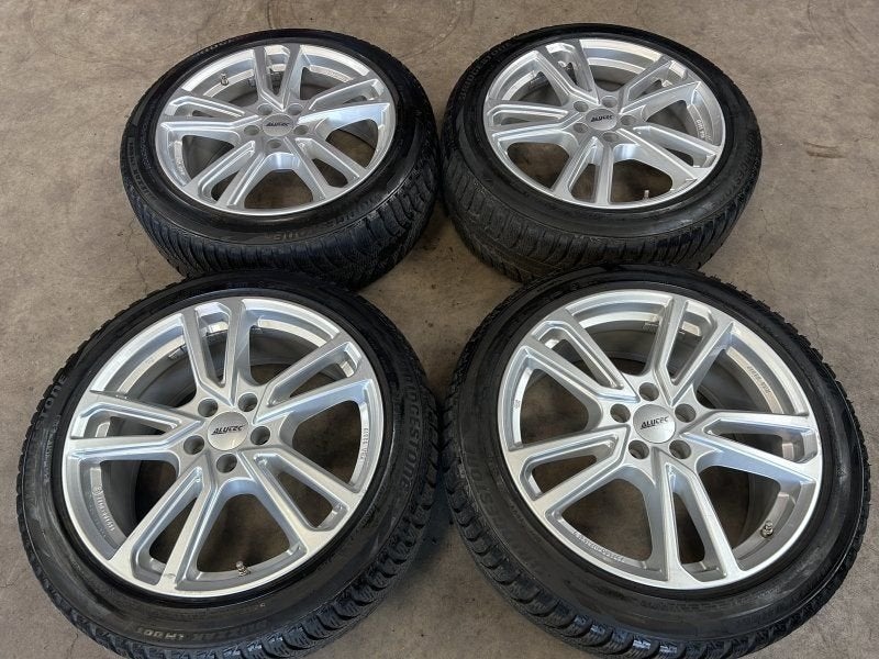 18 inch Alutec velgen + winterbanden Volvo V60, Pneus et Jantes, -, Utilisé, -