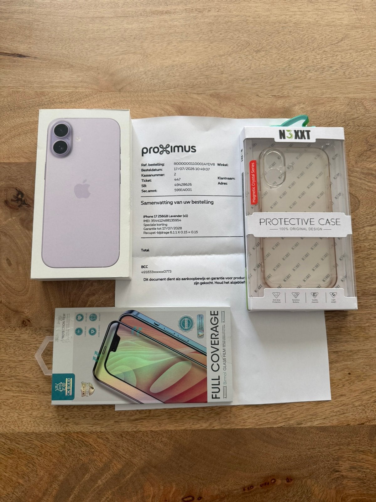 iPhone 17, 256 Go, violet, garantie de 2 ans, neuf, Télécoms, Enlèvement ou Envoi, Autres modèles, Sans abonnement, Sans simlock
