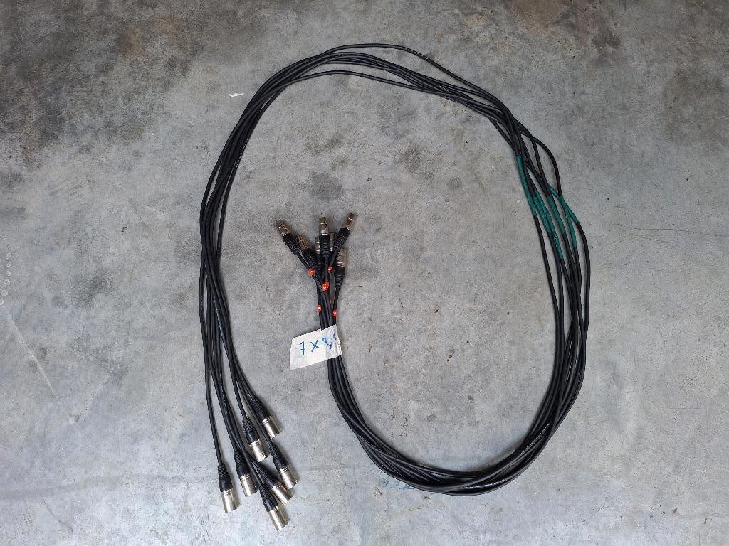 te koop DMX kabels van 2,5 meter, Enlèvement, Comme neuf, Lumières