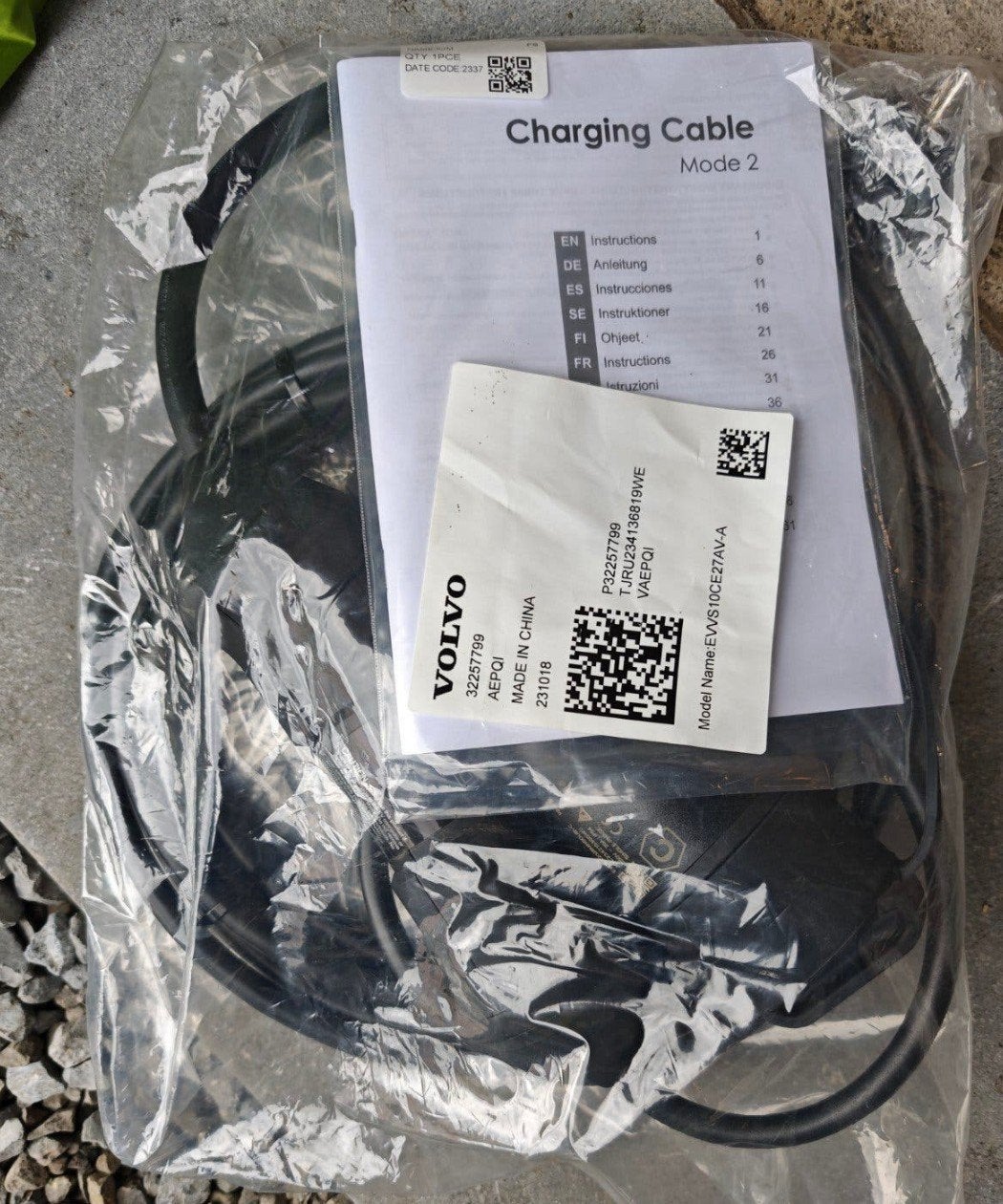 Chargeur Volvo d’origine – neuf et scellé, Enlèvement ou Envoi, Neuf