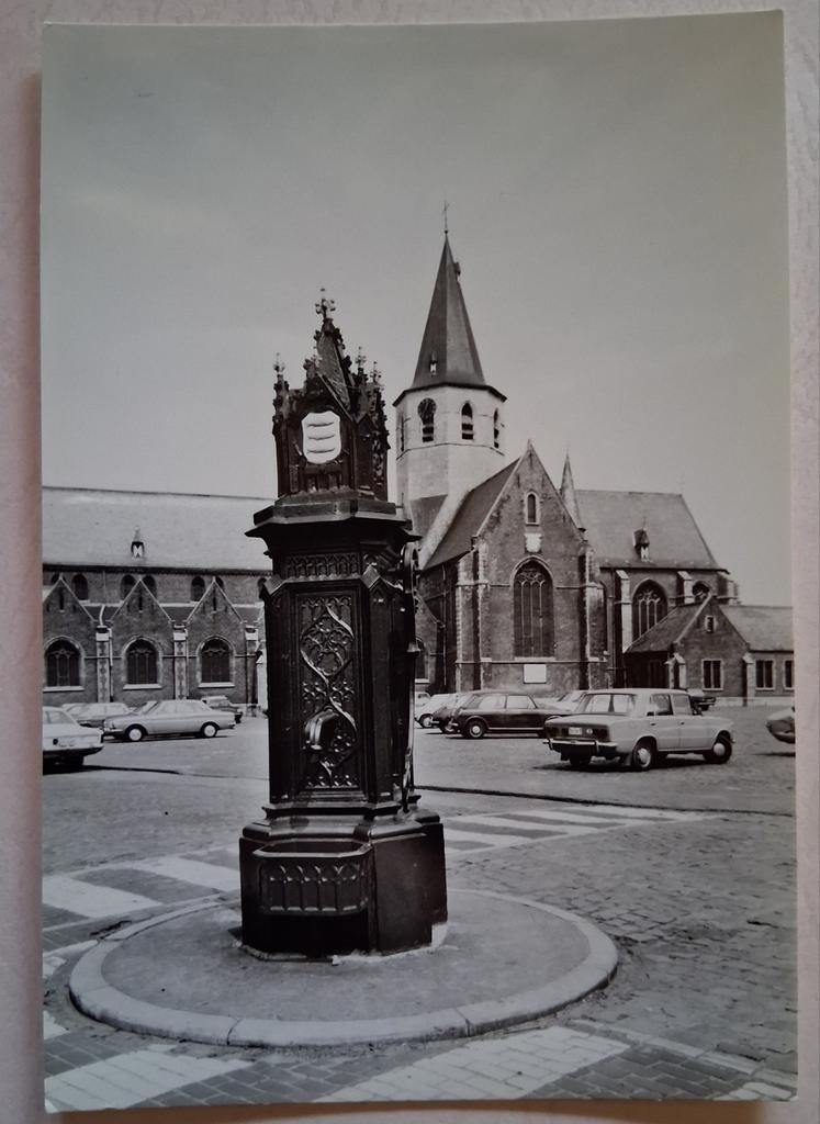 Vintage Postkaart Stekene Markt, Verzamelen, Ophalen of Verzenden