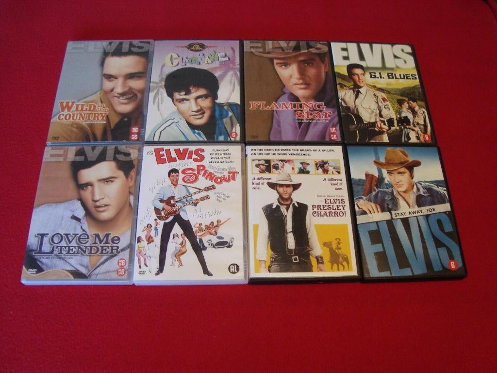 16 dvd's met elvis presley, Ophalen of Verzenden