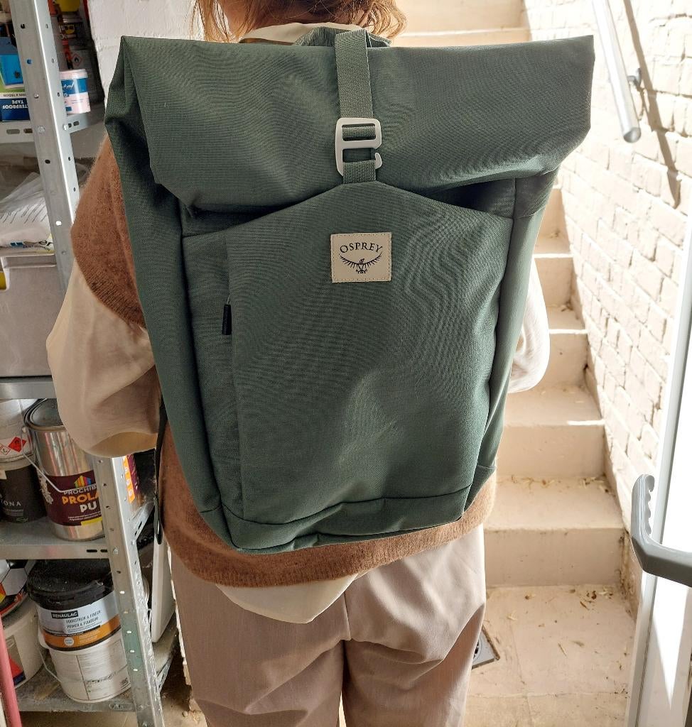 Sac de voyage Osprey vert kaki neuf, Enlèvement, Neuf, Vert, Poignée extensible