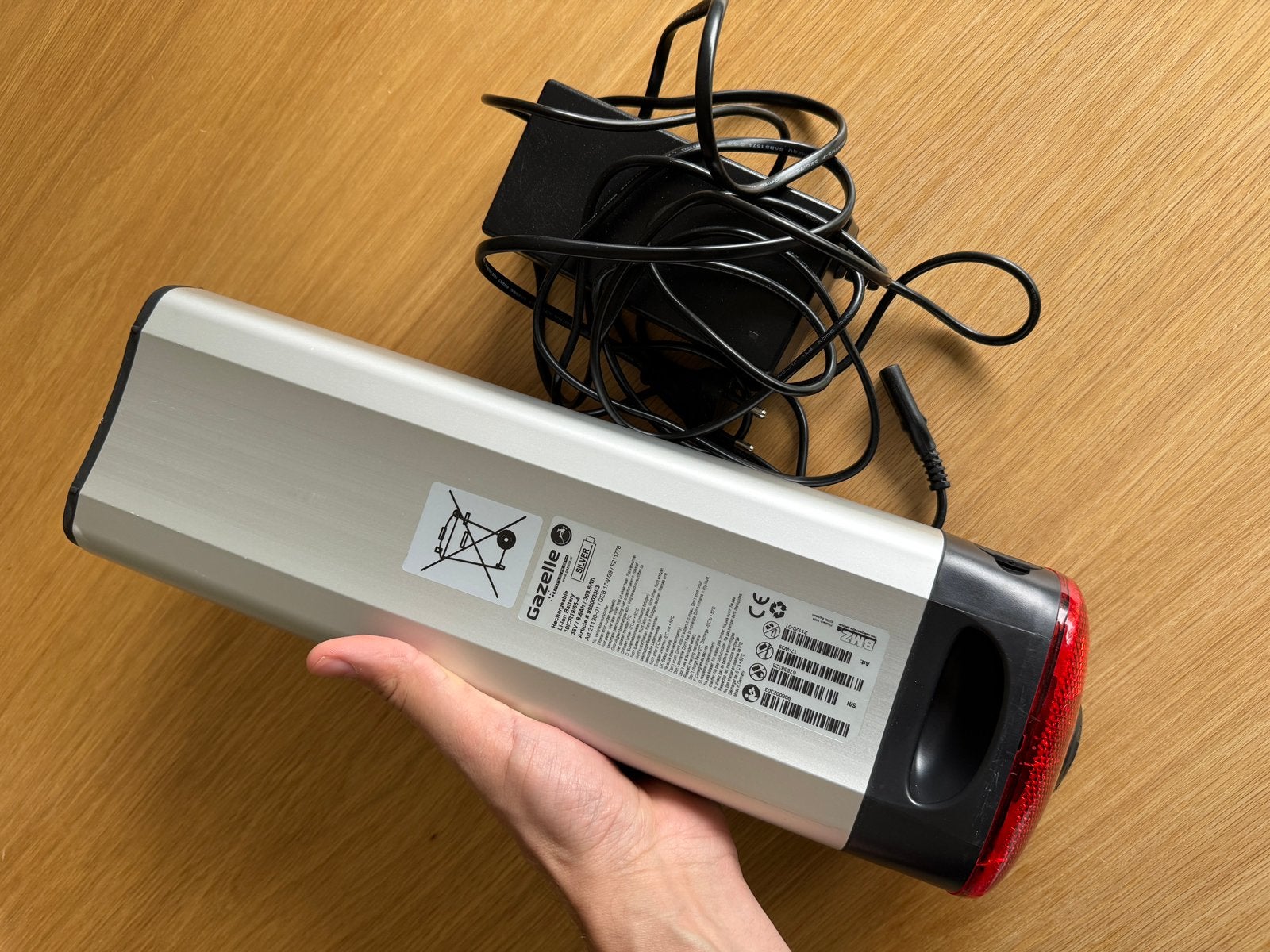 Gazelle Innergy Silver accu van 36V, Ophalen of Verzenden, Zo goed als nieuw