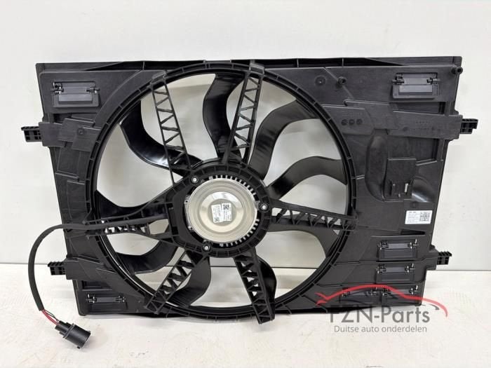 VW Golf 8 Ventilator Enkelfan + Koelluchtventilator + Behuiz, Ophalen of Verzenden, Gebruikt