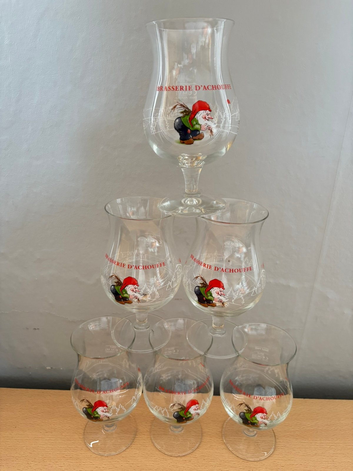 6 glazen ACHOUFFE, Verzamelen, Ophalen of Verzenden, Nieuw