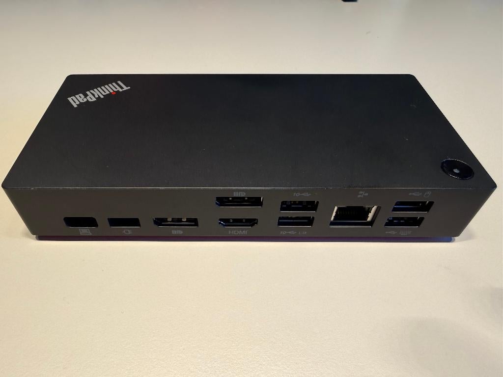 Lenovo Thinkpad USB-C Dock - LDA-KP, Comme neuf, Enlèvement, Station d'accueil, Portable