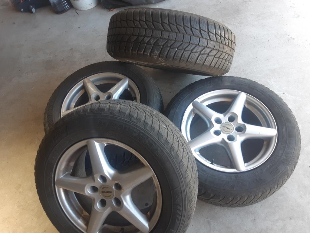 4 enzo velgen  215/ 65/ r16, Auto-onderdelen, Banden en Velgen, Ophalen, Band(en)