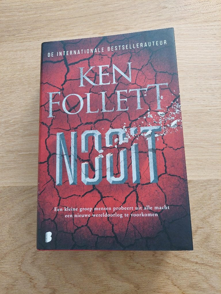 Boek 'Nooit' van Ken Follett, Ken Follett, Enlèvement ou Envoi, Comme neuf, Pays-Bas