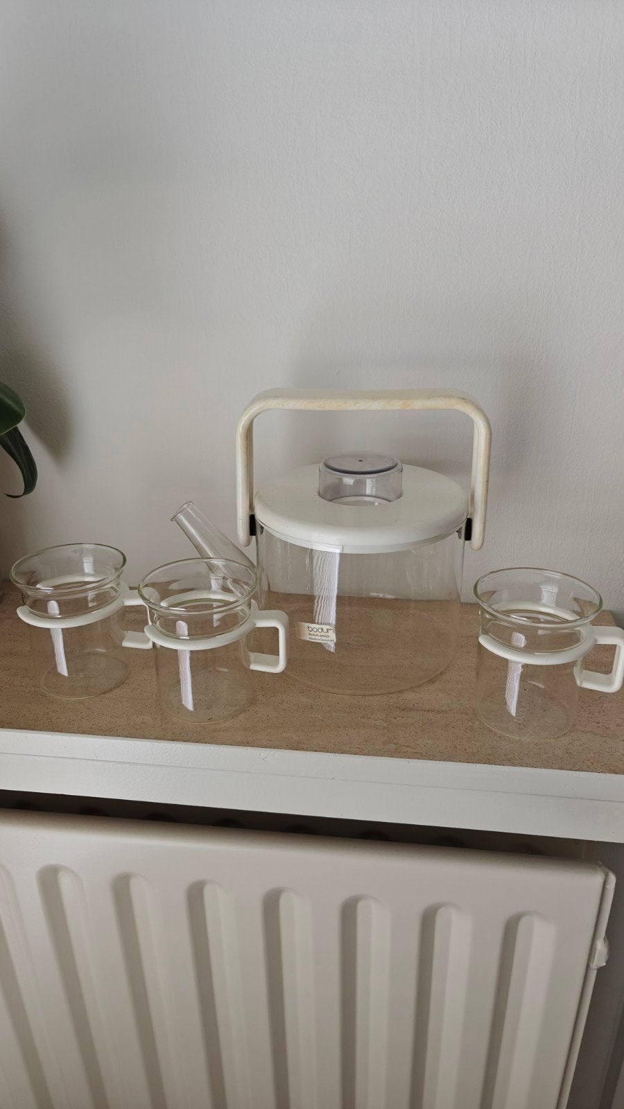 Bodum Theepot + 3 tasjes (Deens merk), Ophalen