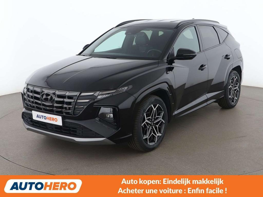 Hyundai Tucson 1.6 CRDi Mild-Hybrid N Line 2WD (bj 2023), Auto's, Adaptive Cruise Control, Gebruikt, 136 pk, Zwart