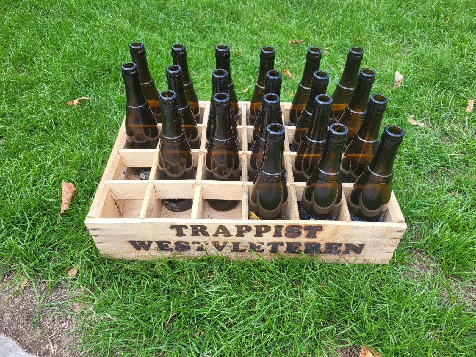 Corbeille à bière en bois Original Trappist Westvleteren (50, Enlèvement