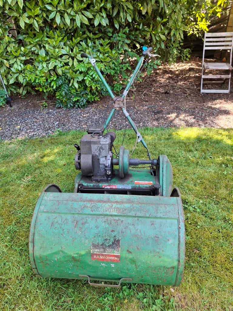Robuuste Ramson grasmaaier., Tuin en Terras, Grasmaaiers, Ophalen