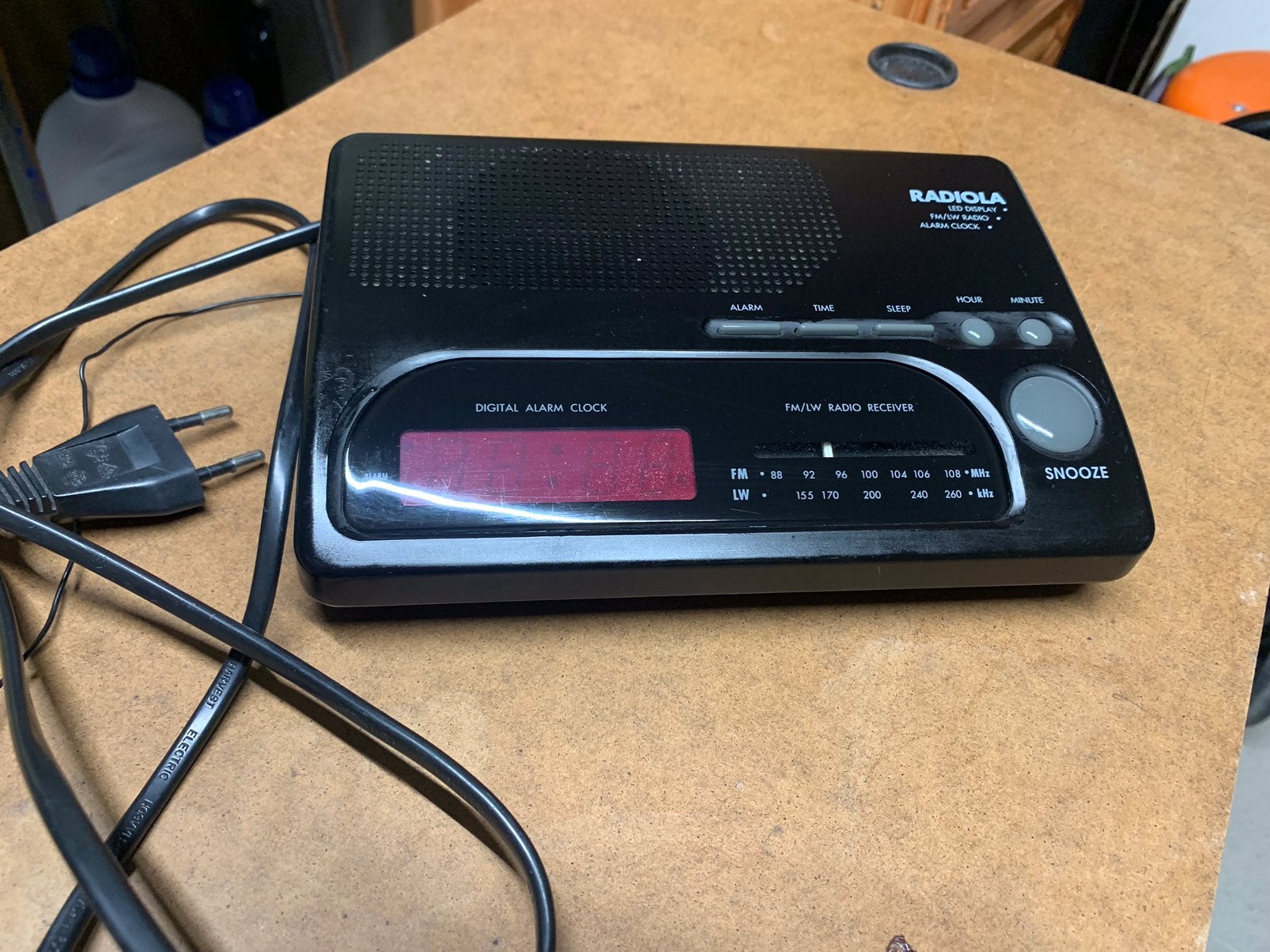 Radio réveil vintage, Enlèvement ou Envoi, Utilisé, Radio