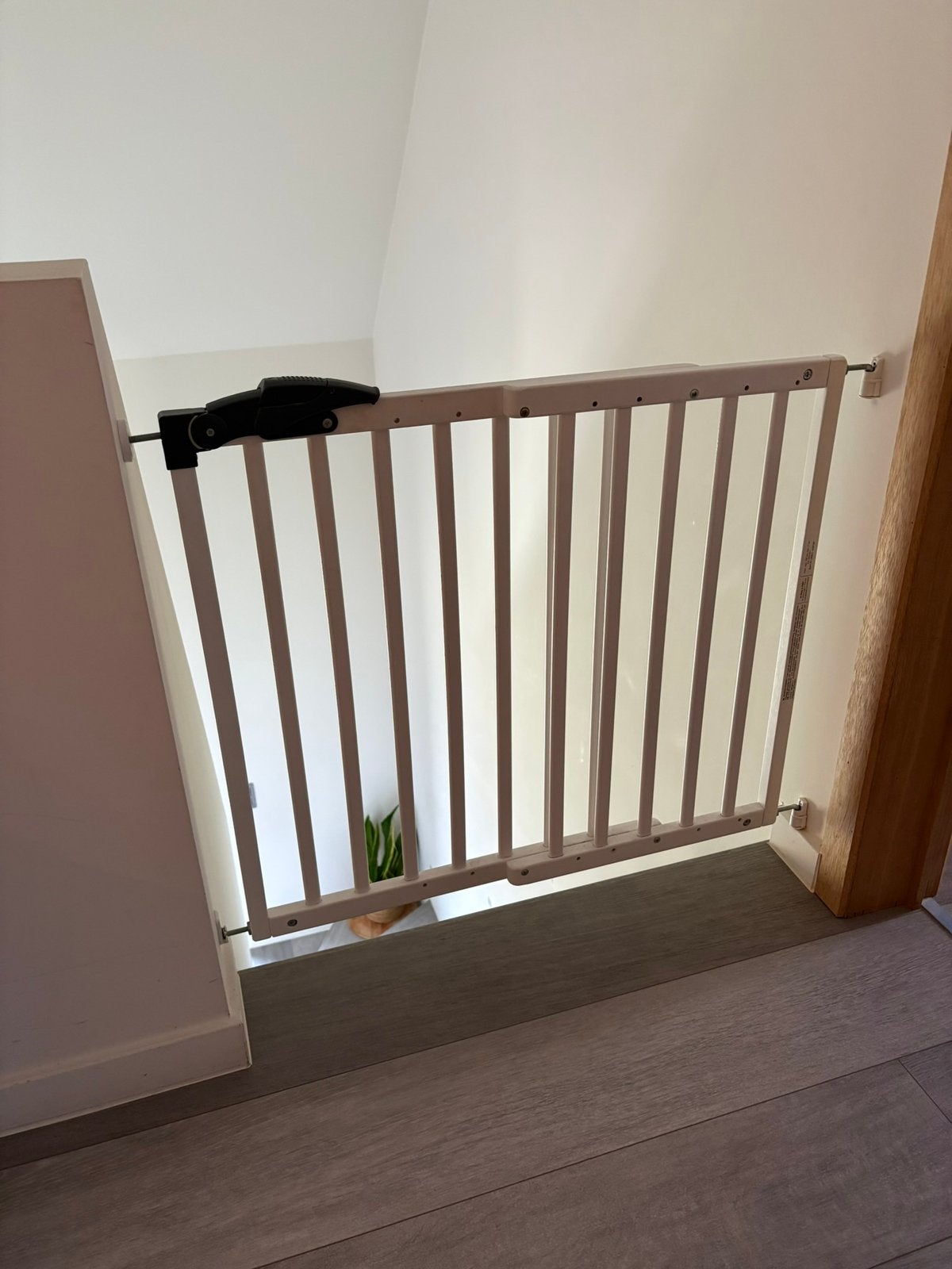 Traphekje - breedte aanpasbaar, Kinderen en Baby's, Traphekjes, Ophalen, Zo goed als nieuw, Hout, Klemhekje