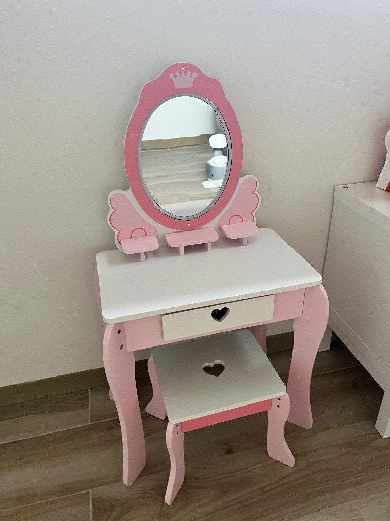 Make-up tafel kinderen, Ophalen, Zo goed als nieuw, Hout, Speelkeuken
