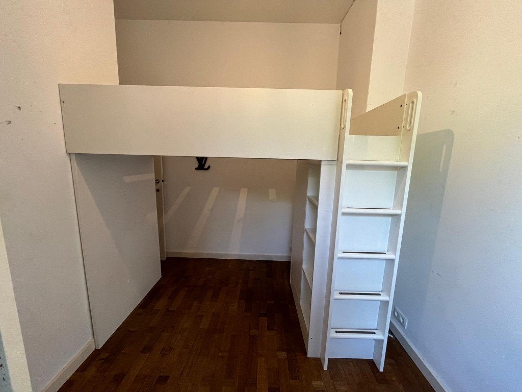Hoogslaper ikea, Maison & Meubles, Chambre à coucher | Lits superposés & Lits mezzanines, 90 cm, Enlèvement, Utilisé, 200 cm
