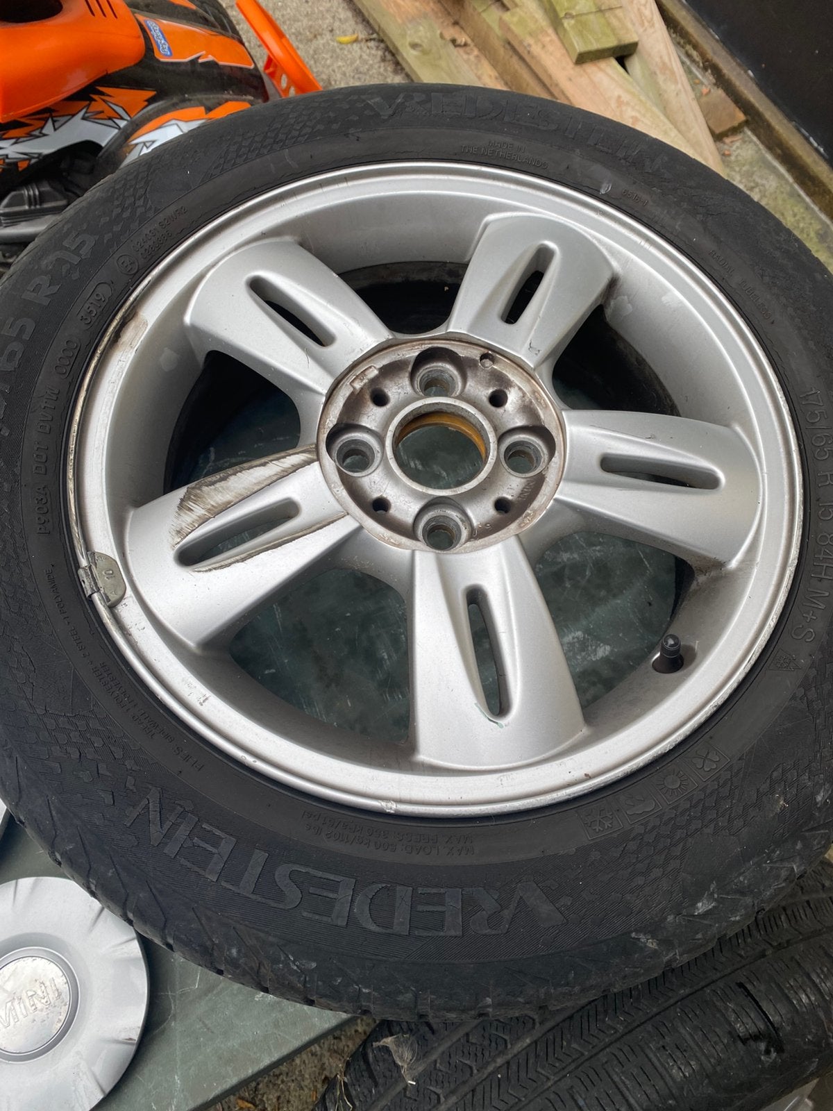 2 Origine Mini 15' velgen, Auto-onderdelen, Banden en Velgen, Ophalen, Gebruikt, 15 inch, 175 mm