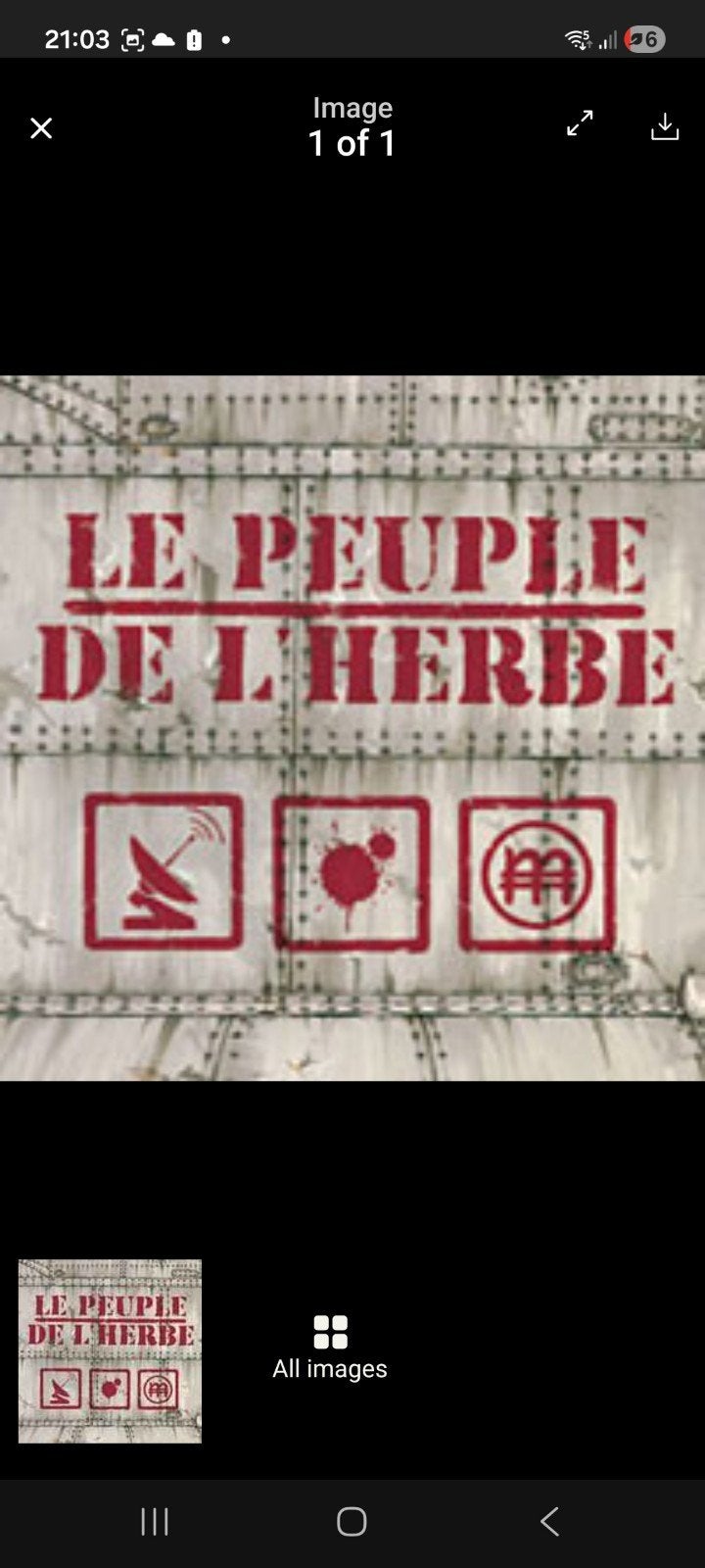 Le Peuple De l' herbe- Radio Blood Money, 12 pouces, Utilisé, Double LP, Enlèvement