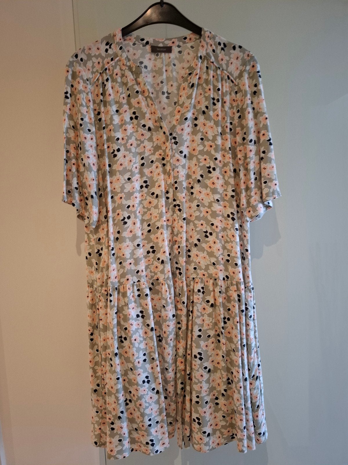 Zomerkleedje zeer licht om dragen, Kleding | Dames, Ophalen, Maat 42/44 (L), Knielengte, Goud