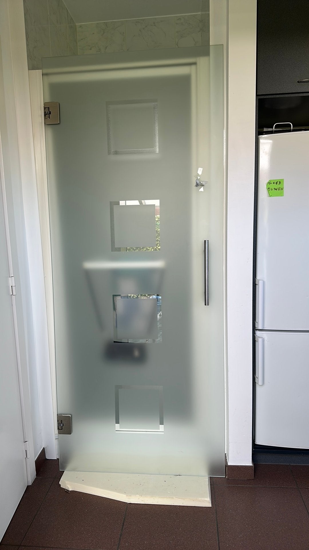 Glazen binnendeur, Doe-het-zelf en Bouw, Ophalen, Zo goed als nieuw, Binnendeur