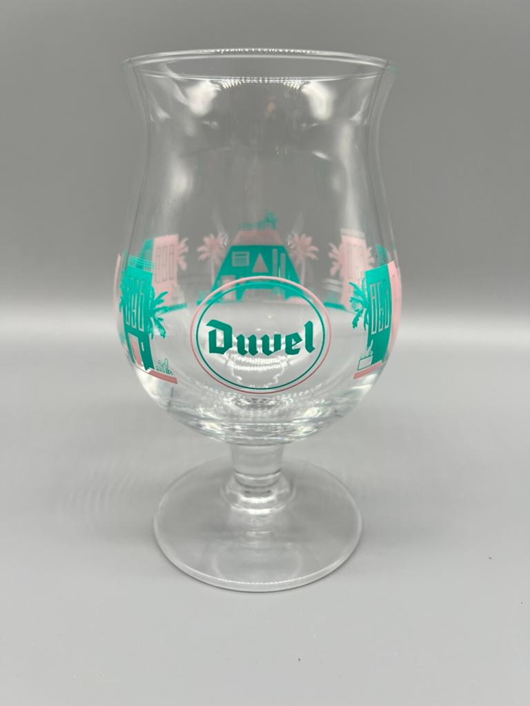Duvel glas Miami in top staat, Verzamelen, Ophalen of Verzenden, Zo goed als nieuw, Duvel