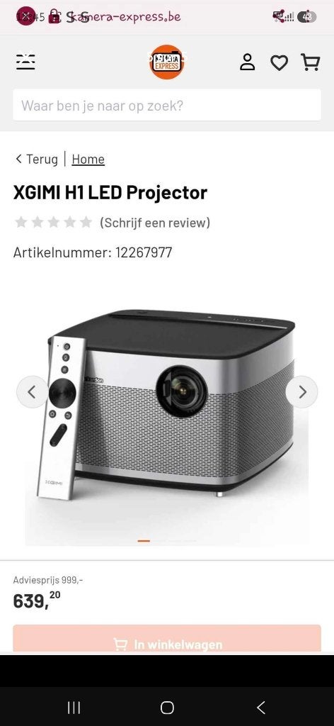 Retro projecteur, Audio, Tv en Foto, Ophalen, Zo goed als nieuw, LED