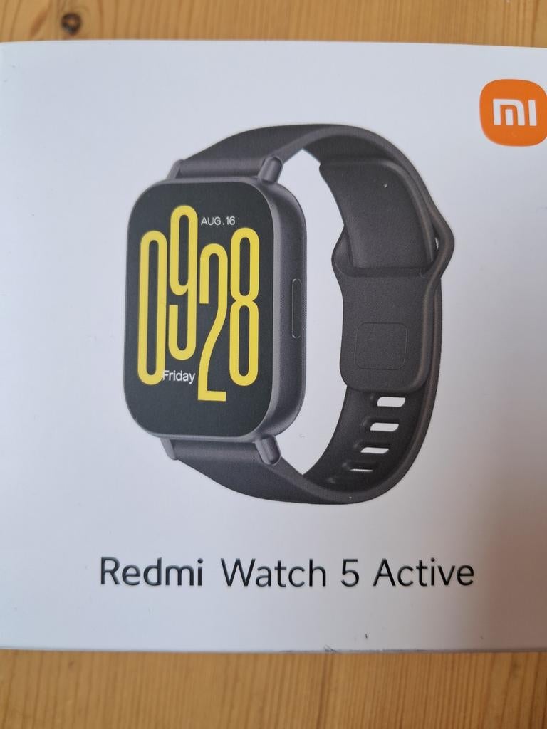 SmartWatch Xiaomi neuve, Handtassen en Accessoires, Smartwatches, Ophalen, Zwart