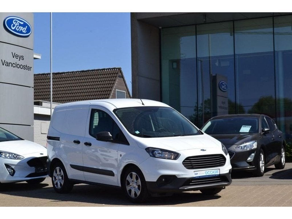 Ford Transit Courier Trend 1.0i, Auto's, Ford, Euro 6, Wit, Handgeschakeld, 2 zetels