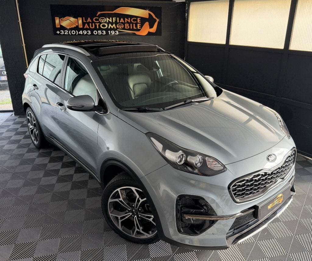 Kia Sportage 1.6CRDi GT Line 1er Propriétaire Garantie 1 An, Autos, Argent ou Gris, Achat, Euro 6, Noir
