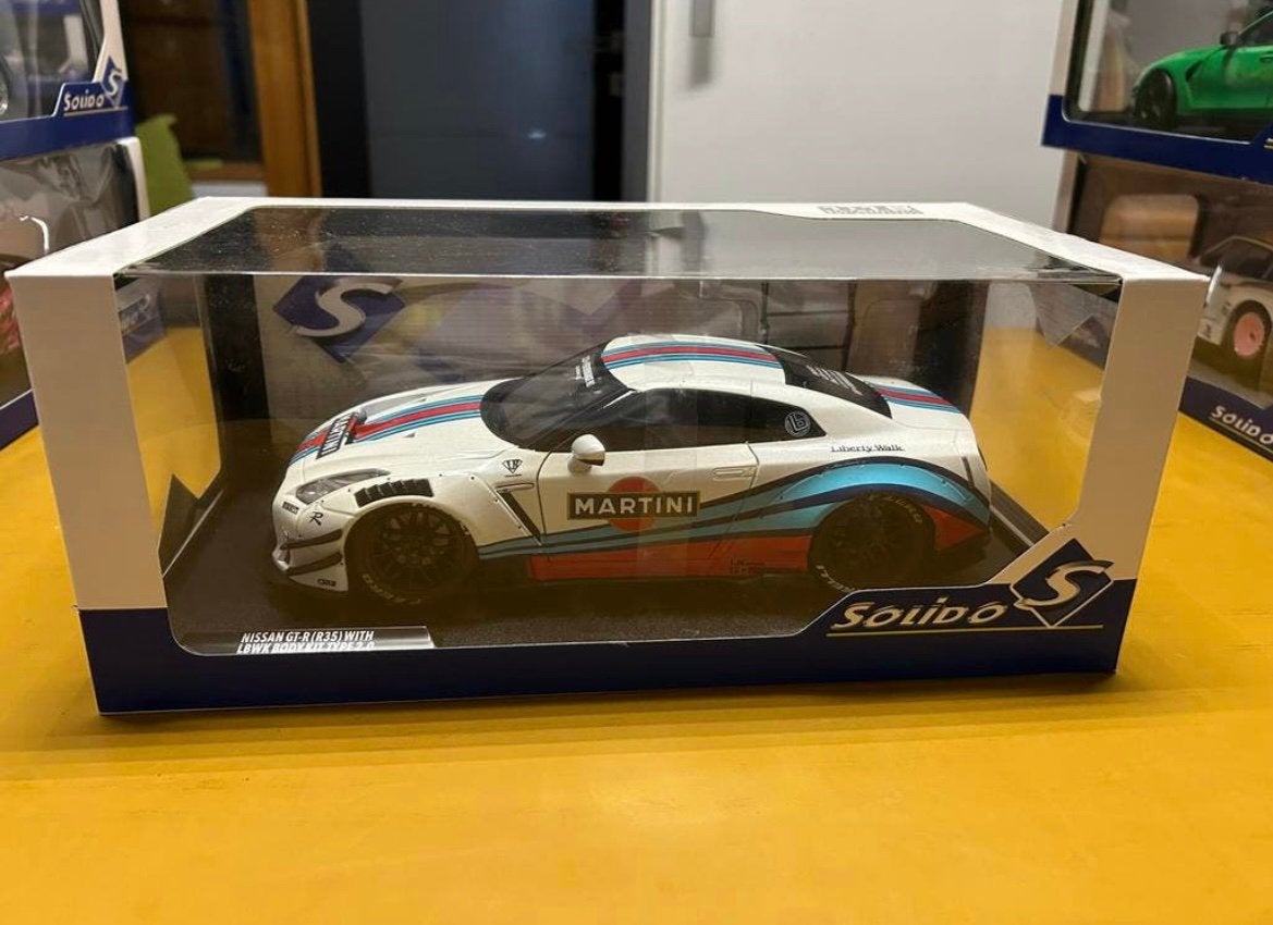 Nissan gtr solido, Hobby en Vrije tijd, Modelauto's | 1:18, Ophalen, Zo goed als nieuw, Solido