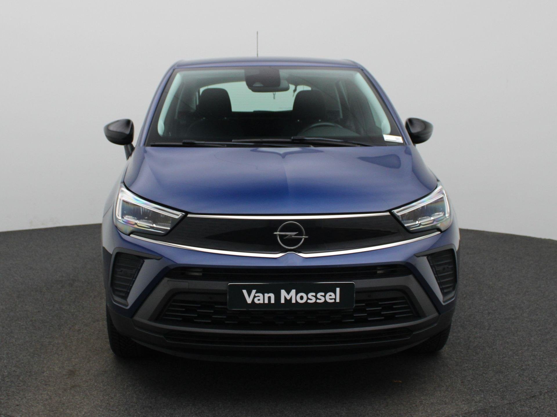 Opel Crossland 1.2 81kW Turbo S/S Edition, Auto's, Voorwielaandrijving, Gebruikt, Zwart, Blauw