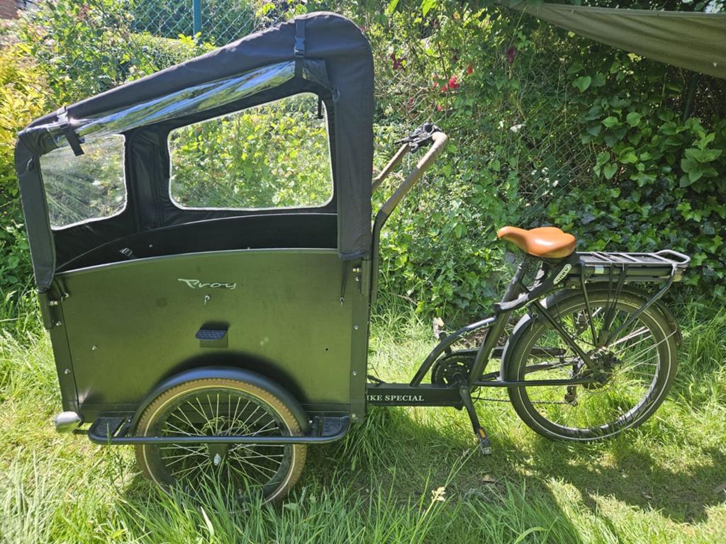 Bakfiets merk Vogue, model Troy, Enlèvement