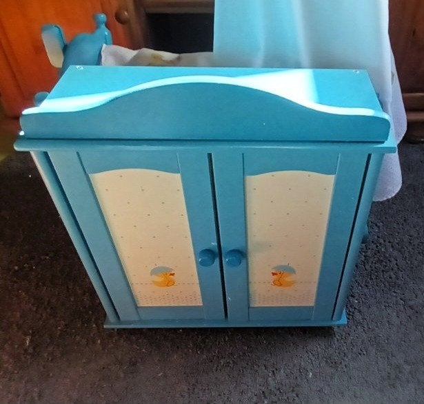 Chambre poupée vintage, Enlèvement ou Envoi, Poupée