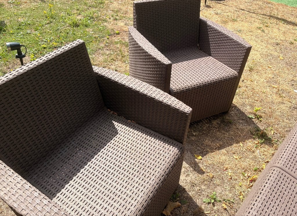 jardin, Banque, Salons de jardin, Synthétique, Utilisé