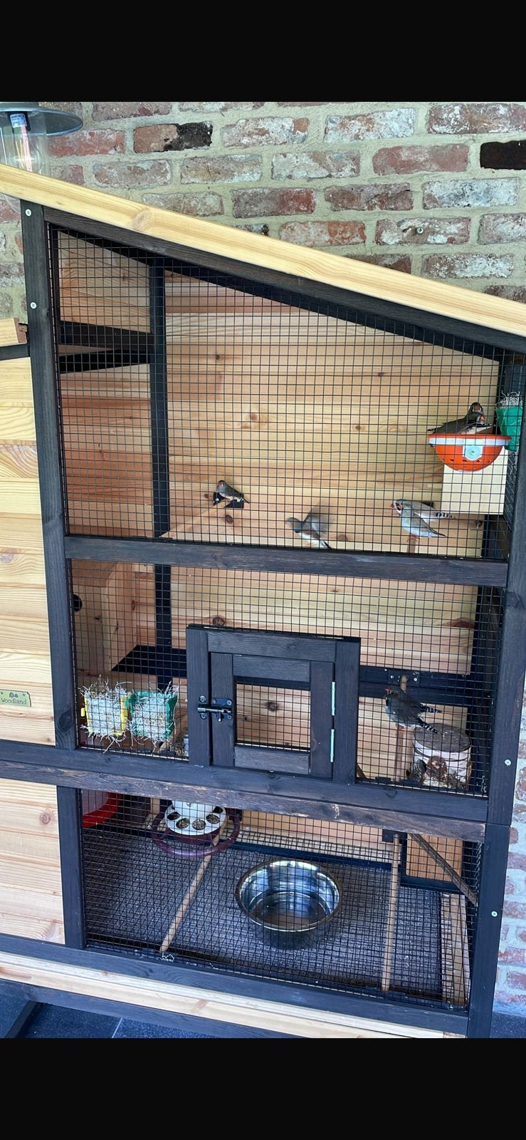 Prachtige vogel volière, Ophalen, Zo goed als nieuw, Volière