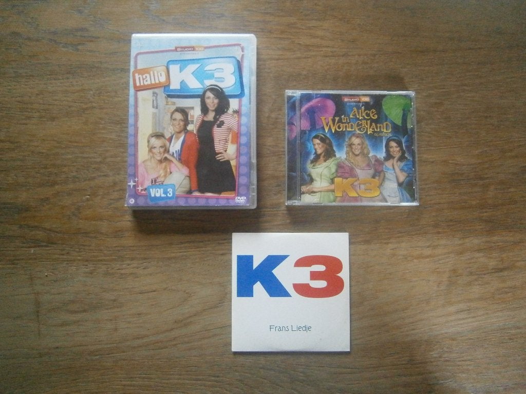 Dvd +cd's K3, Cd's en Dvd's, Cd's | Kinderen en Jeugd, Ophalen of Verzenden, Zo goed als nieuw