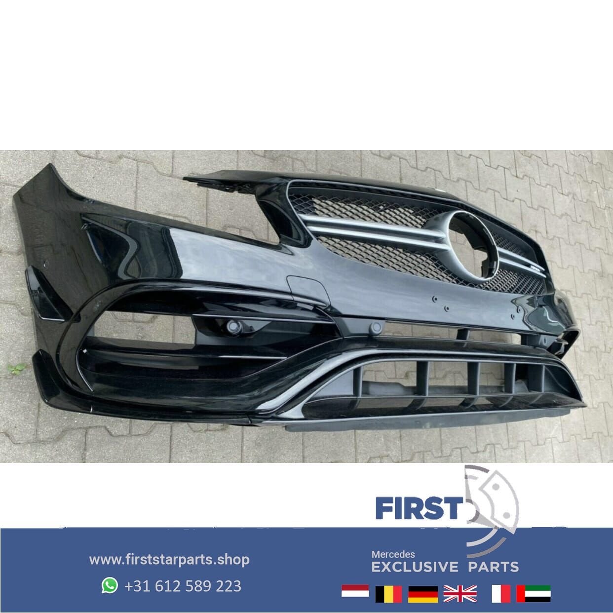 W176 FACELIFT A KLASSE 2018 A45 AMG PERFORMANCE VOORBUMPER Z, Gebruikt, -, Voor, Ophalen of Verzenden