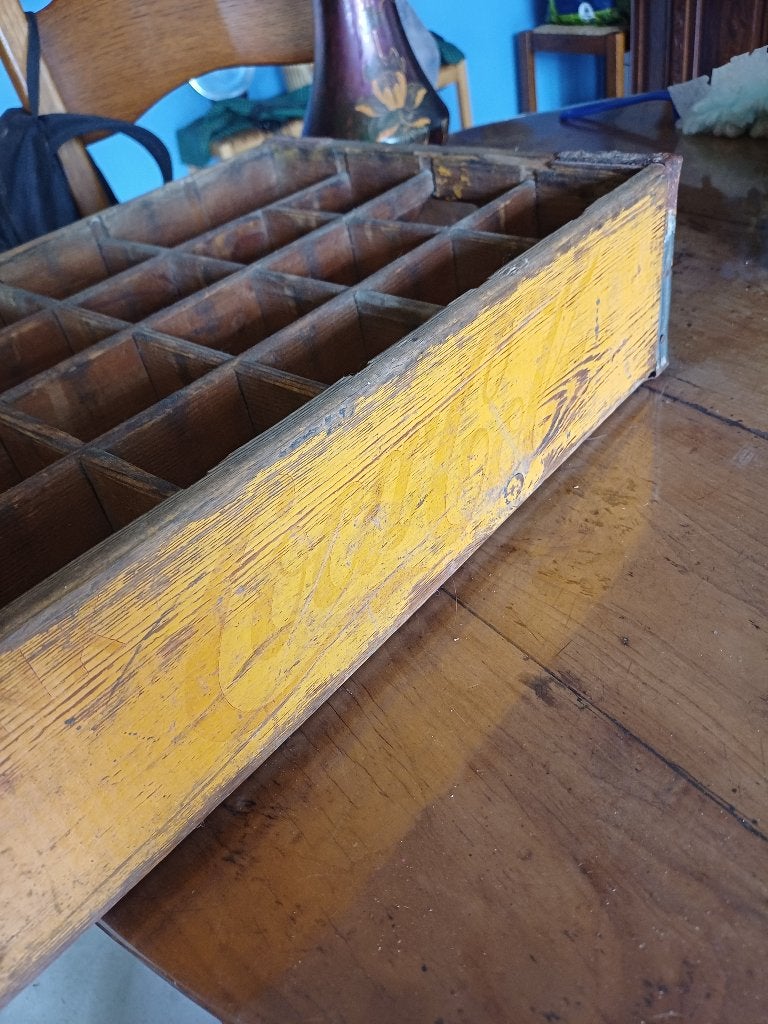 Oude houten coca cola bak, Enlèvement, Utilisé, Autres types