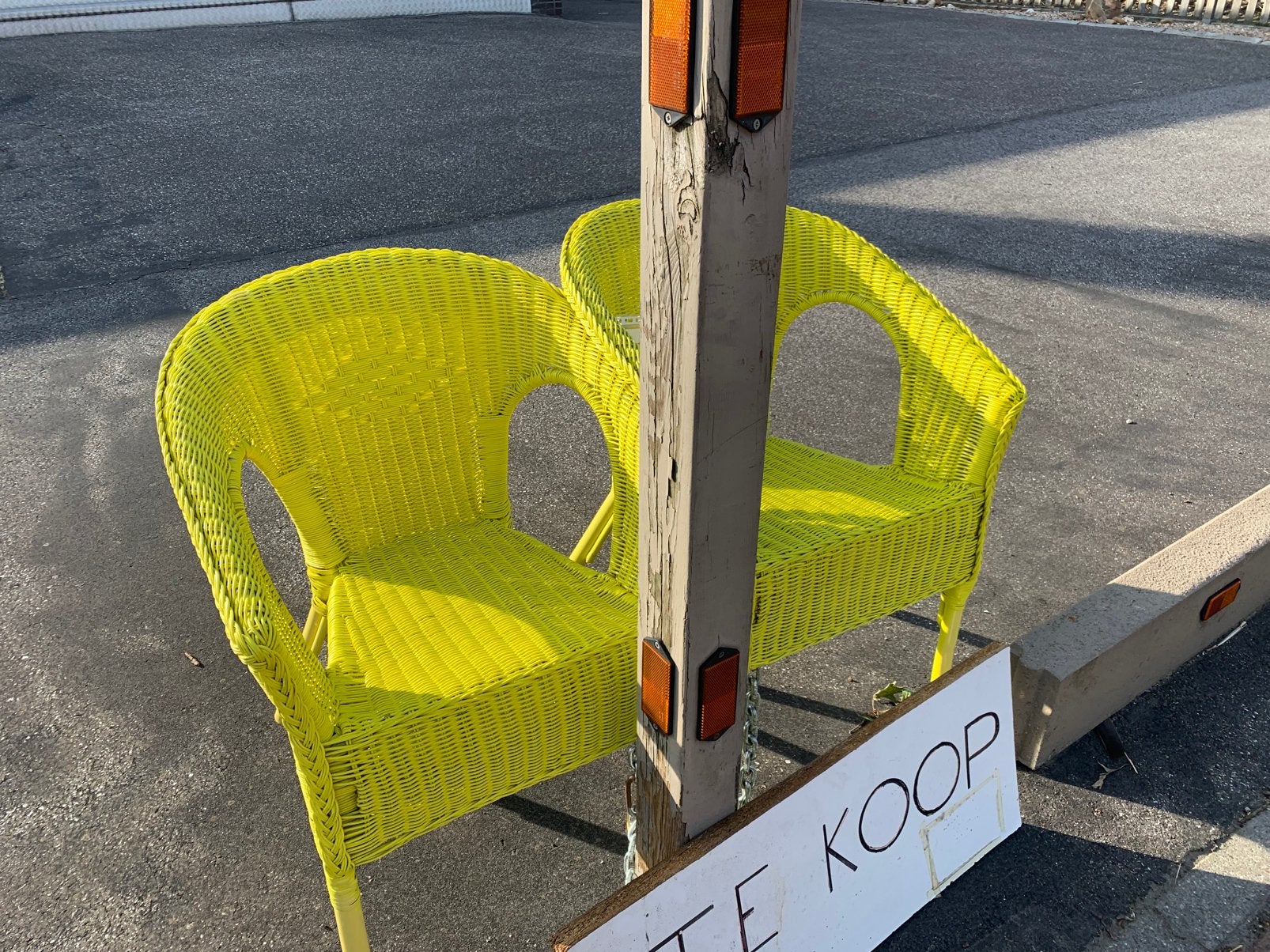 2 ikea terrasstoelen, Tuin en Terras, Ophalen, Zo goed als nieuw