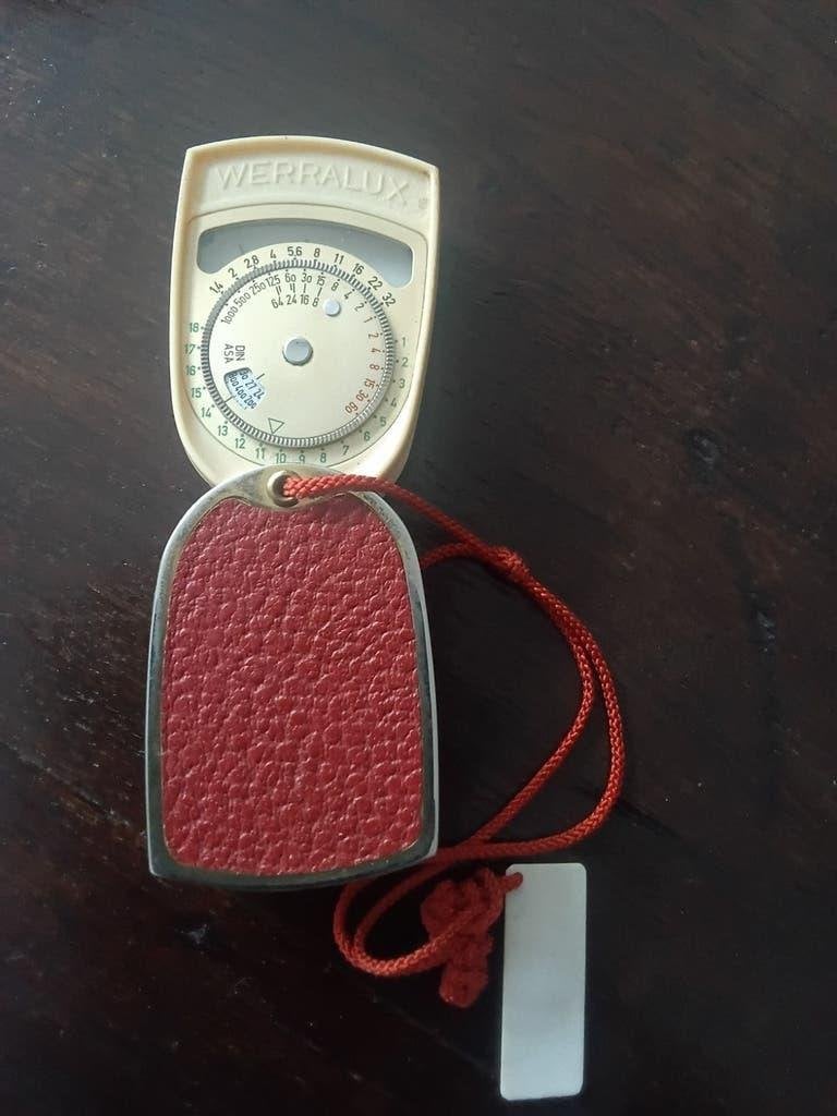 jaren 50' - 60' Weralux lichtmeter, Ophalen of Verzenden