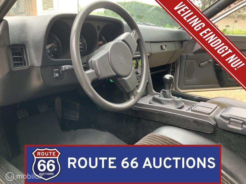 Porsche 924 S | 1986 | Route 66 Auctions, Auto's, Zwart, Bedrijf, Overige carrosserie, Porsche