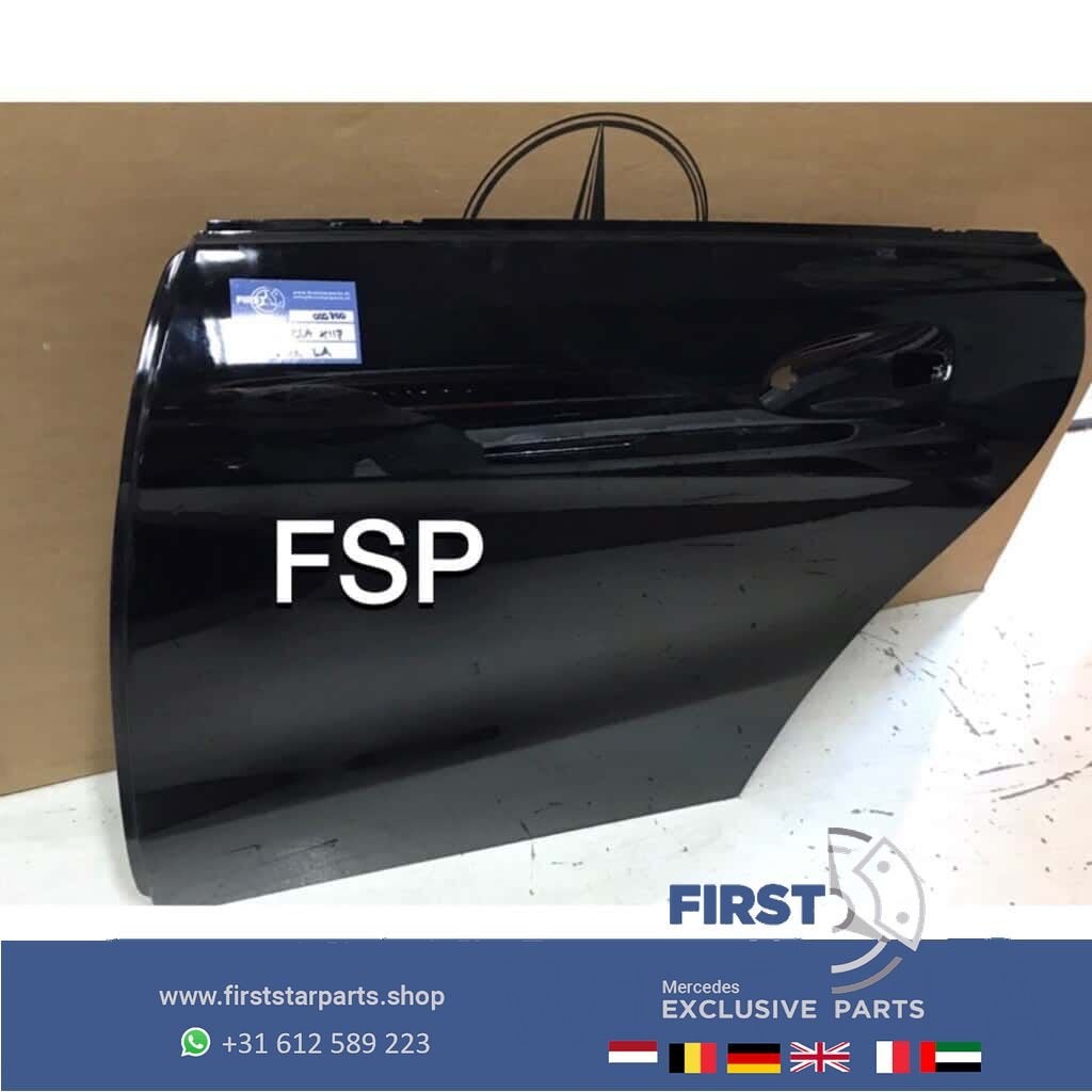 W117 C117 X117 CLA DEUR LINKS ACHTER ZWART LINKER PORTIER Me, Arrière, Utilisé, Porte, -