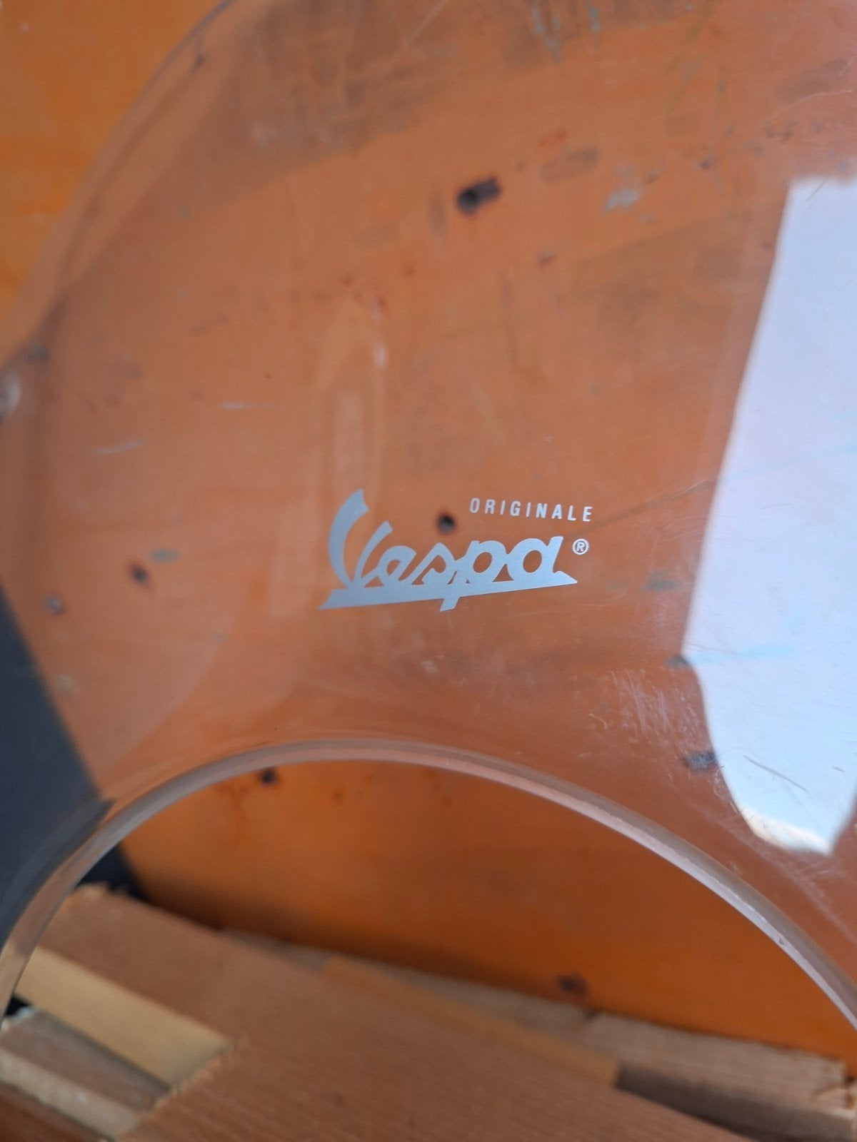 Vespa windscherm, Ophalen, Gebruikt