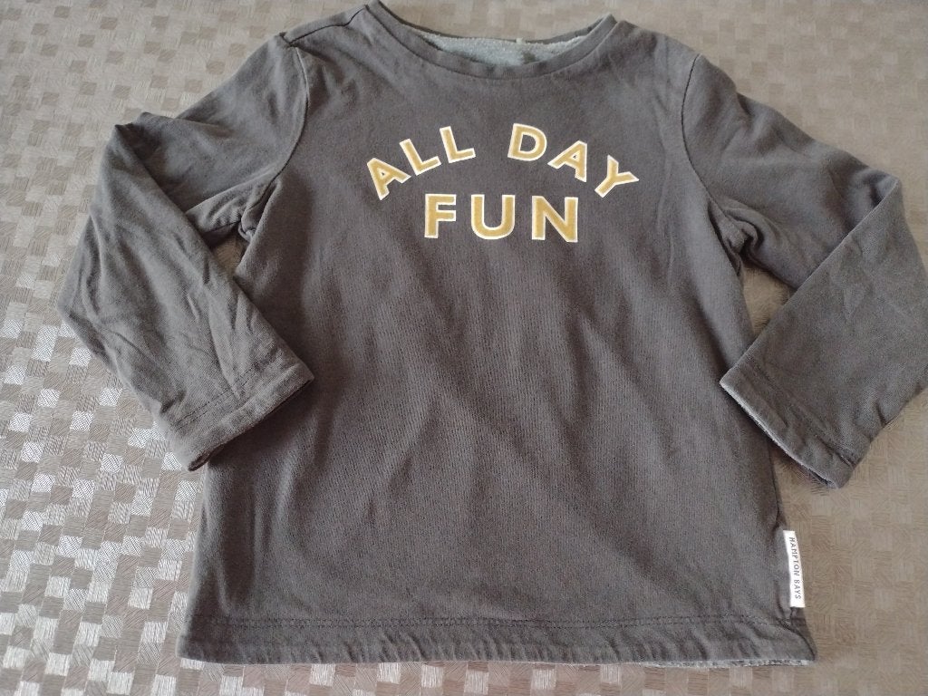 Gevoerde Longsleeve trui - Maat 98 - Zo goed als nieuw, Kinderen en Baby's, Ophalen, Hampton Bays, Jongen of Meisje, Zo goed als nieuw