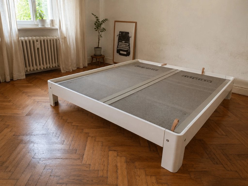 Auping 180 x 200 | Wit | Handverstelbaar | BEZORGEN MOGELIJK, Gebruikt, Wit, Tweepersoons, Ophalen of Verzenden