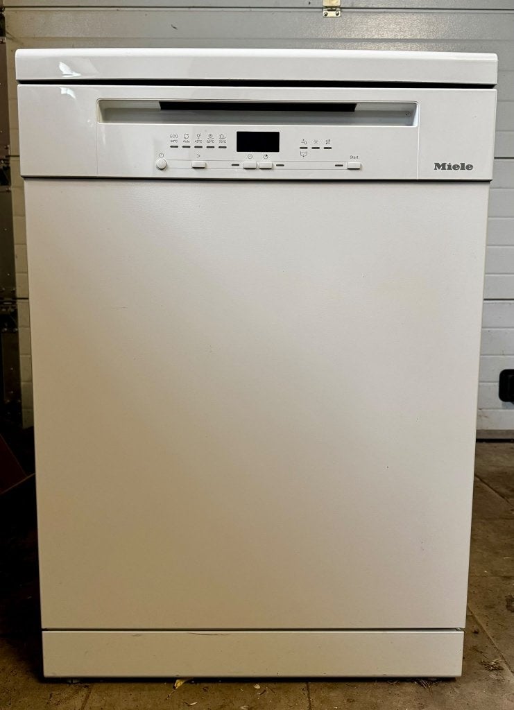 vrijstaande Miele vaatwasser in prima staat, Ophalen, Gebruikt, Minder dan 85 cm, Eco programma