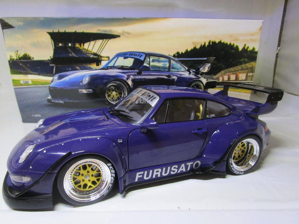 werk83 1:18 porsche 993 rwb, Hobby en Vrije tijd, Modelauto's | 1:18, Ophalen of Verzenden, Zo goed als nieuw, Auto, Overige merken