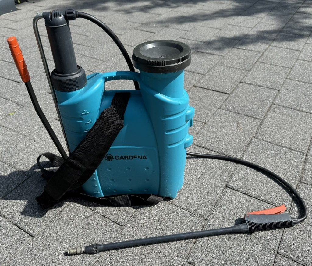 Gardena Rugsproeier 12L, Ophalen, Gebruikt, Onkruidbestrijding
