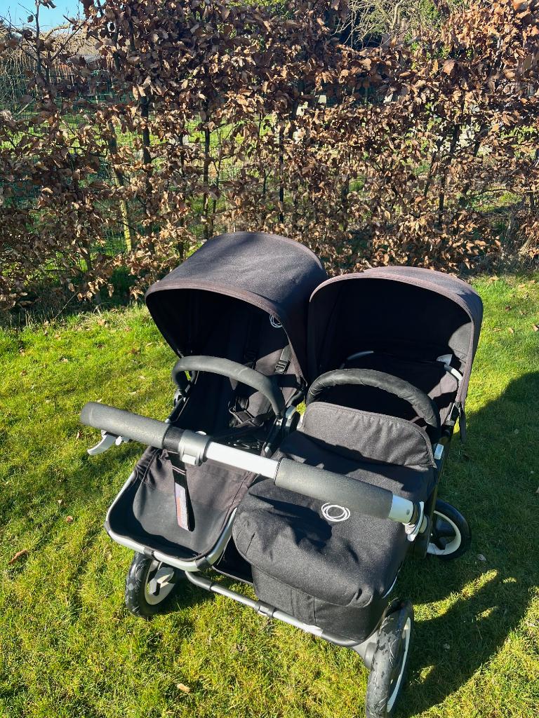Bugaboo poussette doubles, Enfants & Bébés, Poussettes & Combinaisons, Comme neuf, Poussette combi, Bugaboo, Voiture duo, Pneus
